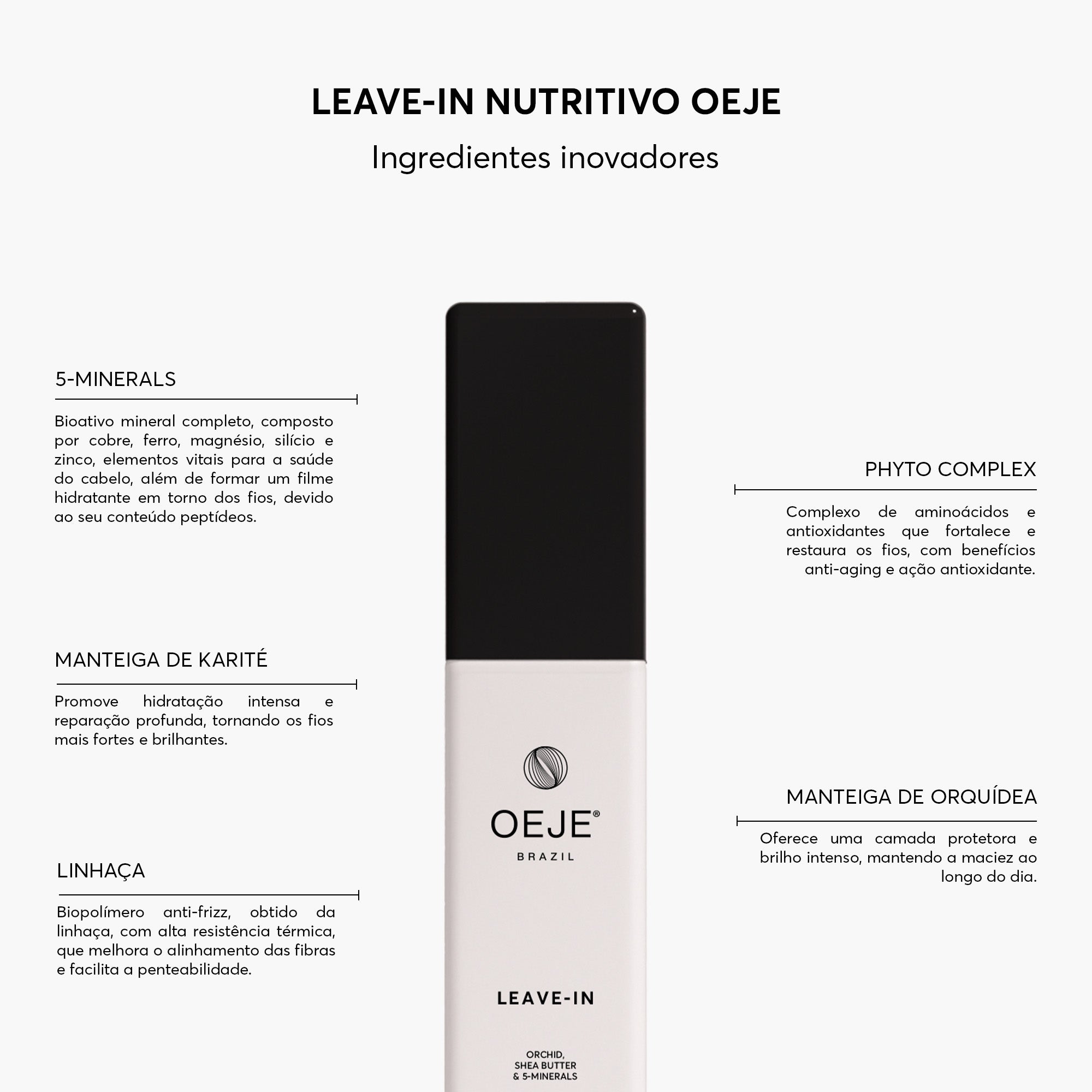 Oeje Brazil Leave-in Nutritivo - 120ml