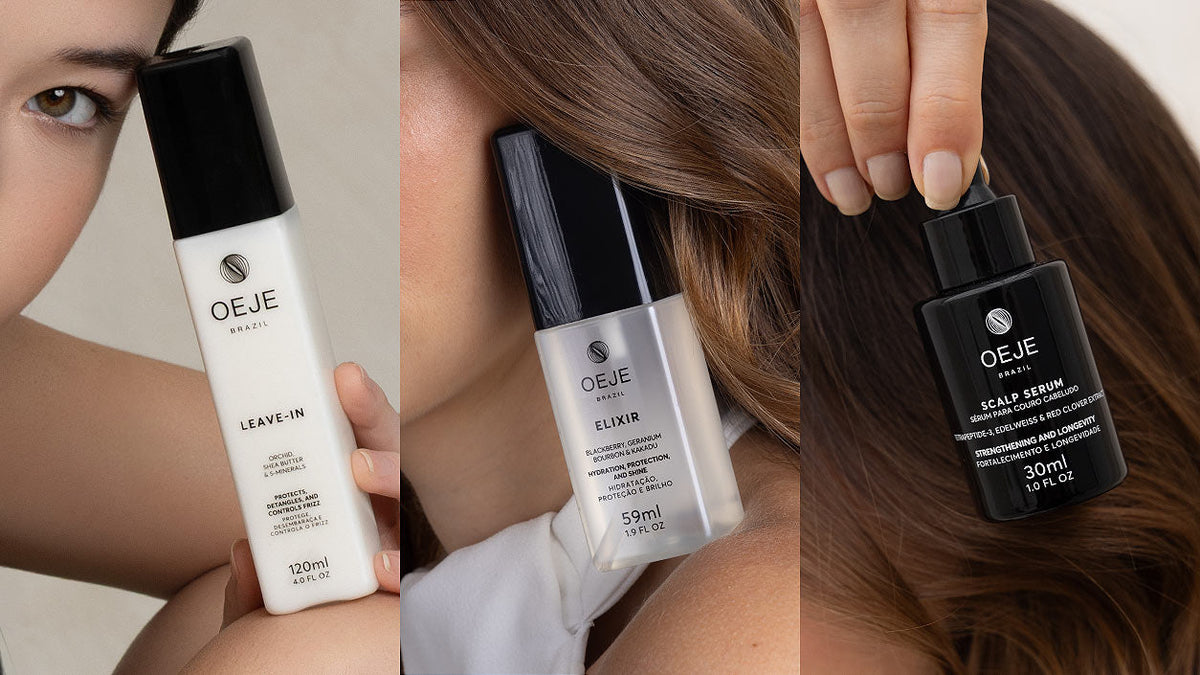 Leave-in, Elixir e Scalp Sérum: como combinar os três na rotina | OEJE