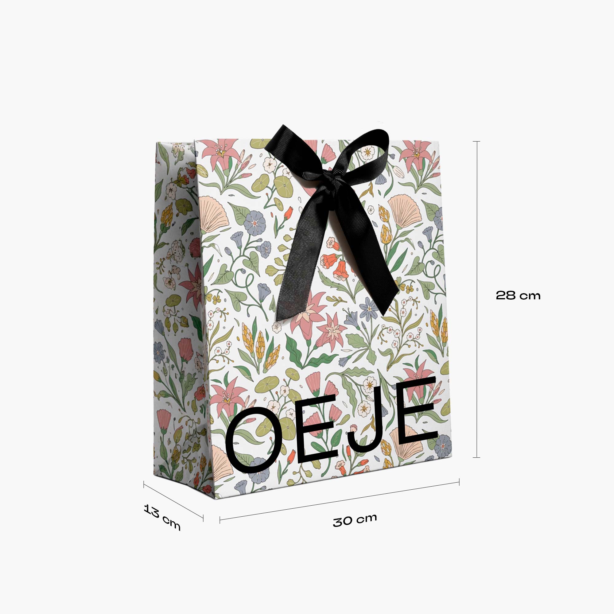 SACOLA OEJE FLORAL G