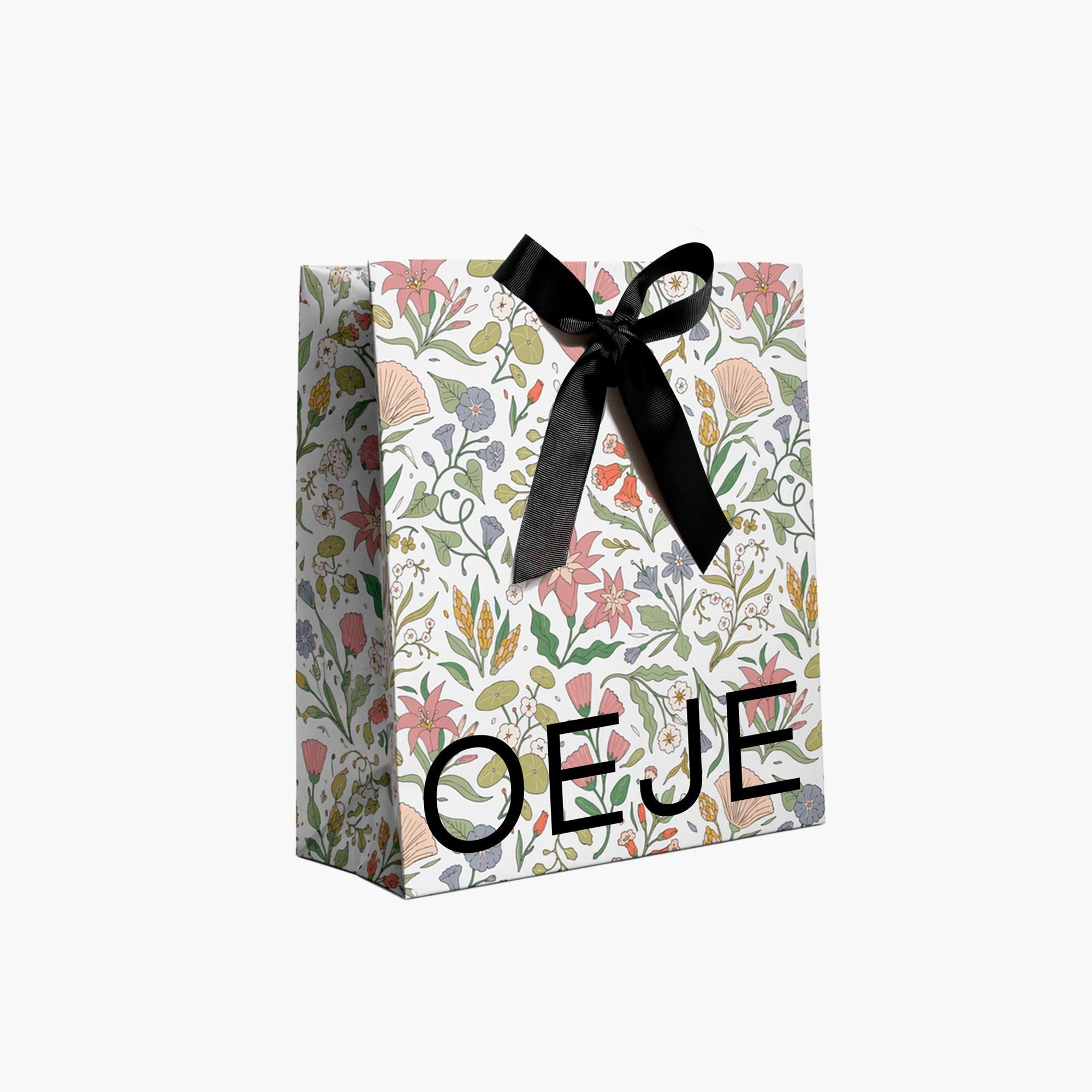 SACOLA OEJE FLORAL P