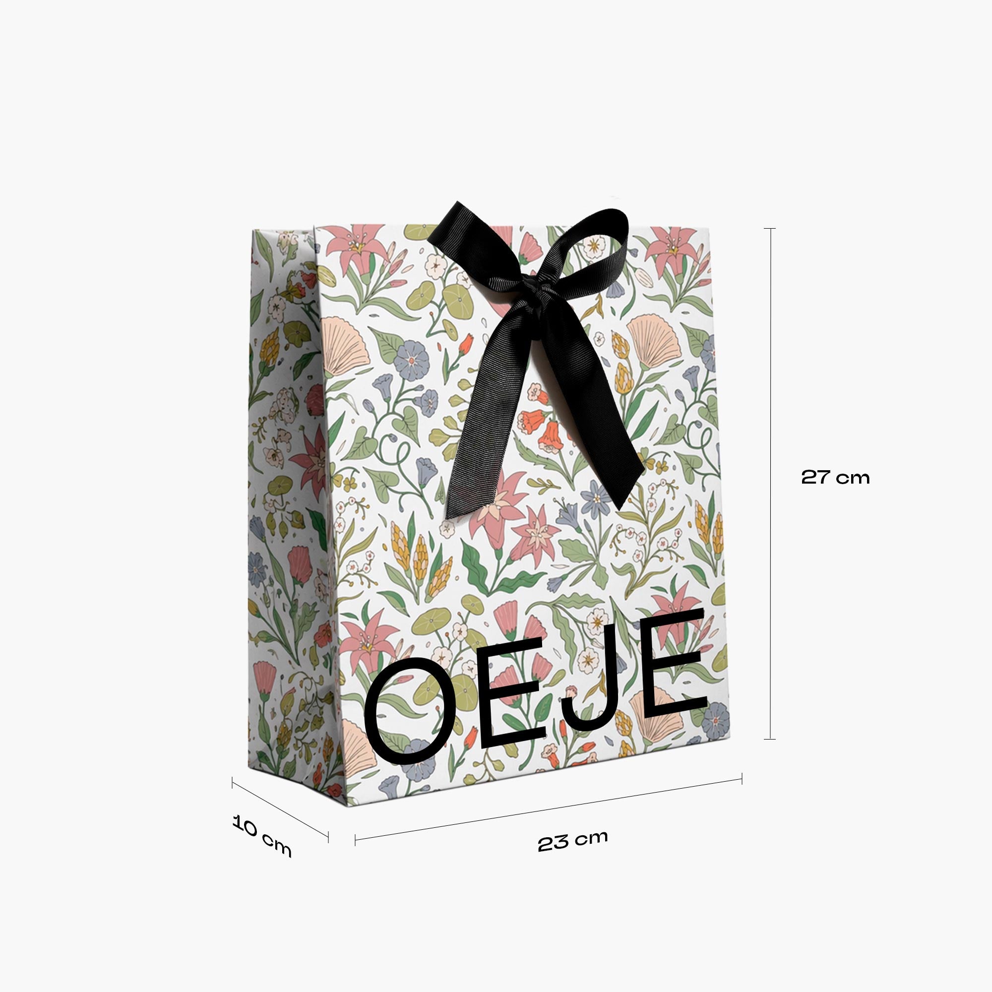 SACOLA OEJE FLORAL P