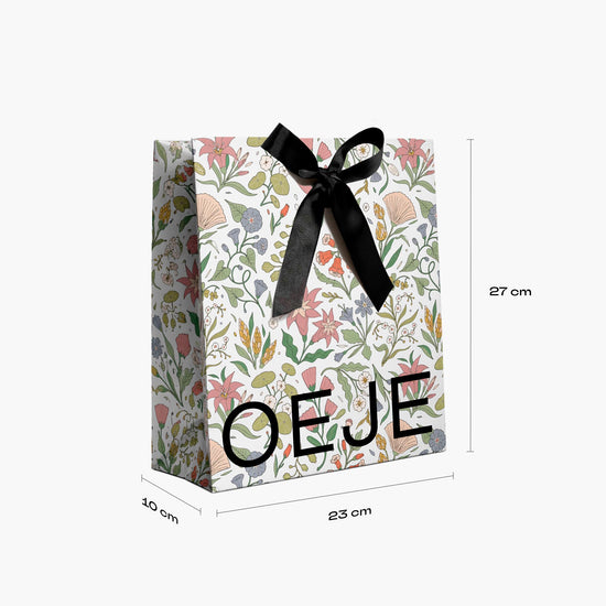 SACOLA OEJE FLORAL P