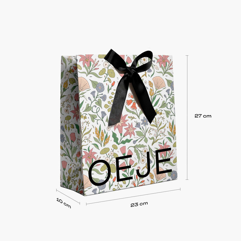 SACOLA OEJE FLORAL P